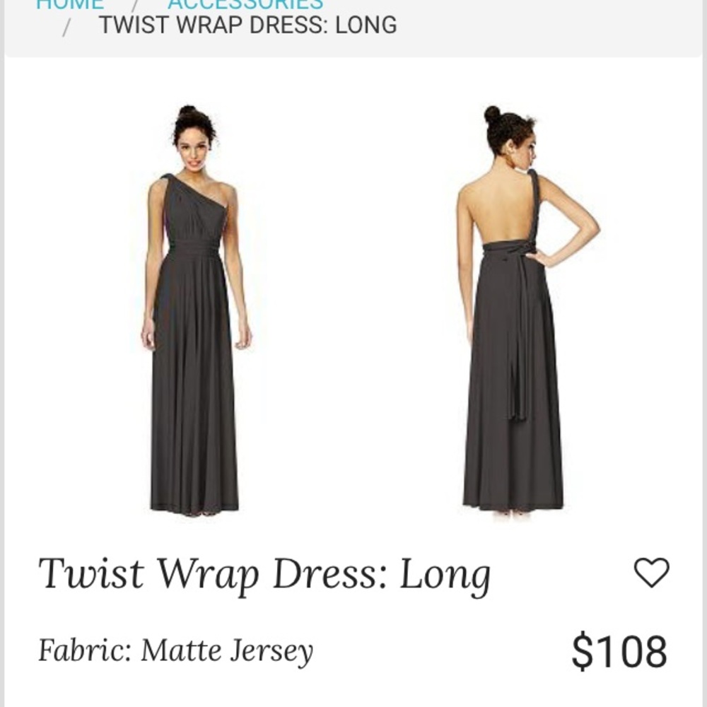 Black Desi Wrap Dress